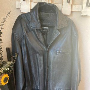 Bardelli Beverly Hills Black Soft Leather Jacket L